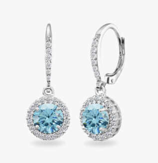 Diamond Yellow Gold 22kt Dangle Earring